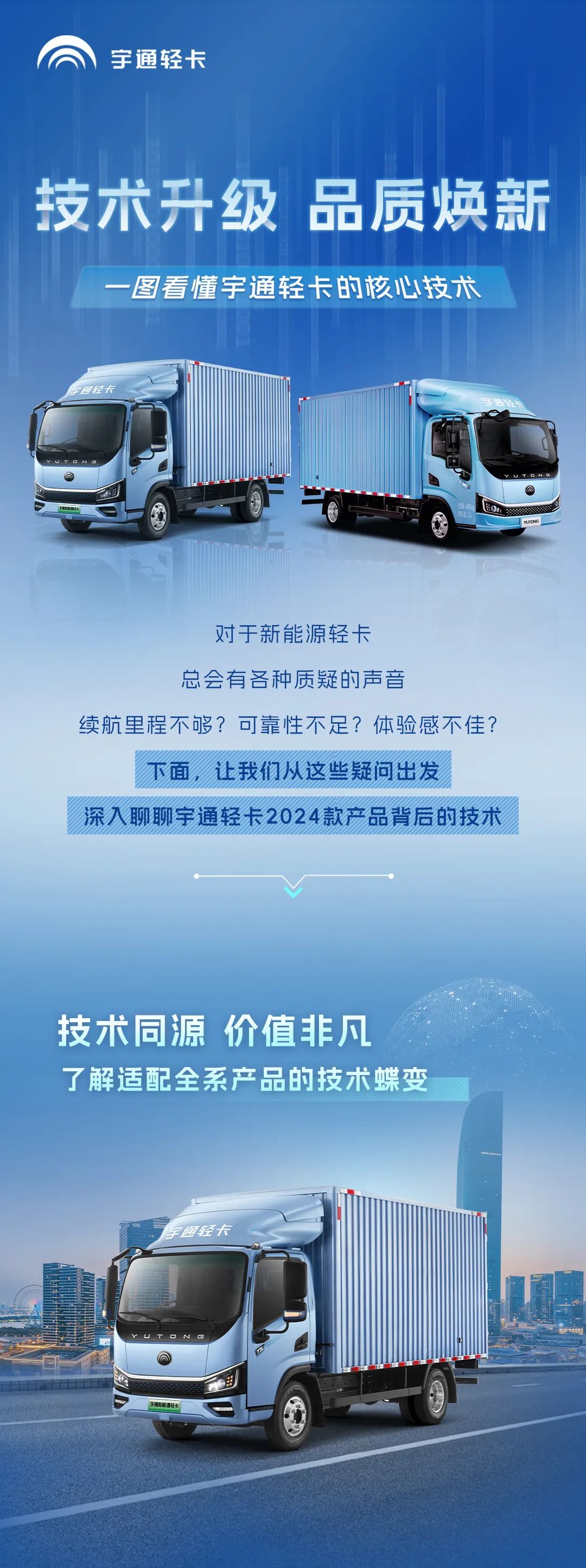 不藏了，宇通輕卡再一次技術(shù)蝶變了！